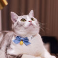 HamshMoc Breakaway Cat Collar Lightweight Pet Collar Safety Adjustable Durable Comfortable Soft with Bell Cute Bow Tie for Kittens Cats Rabbits Puppies. 
