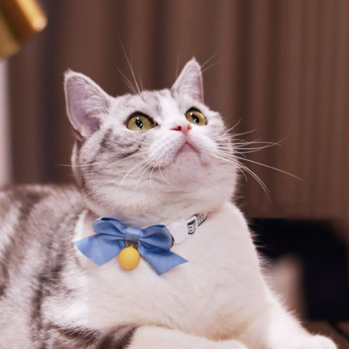 HamshMoc%20Breakaway%20Cat%20Collar%20Lightweight%20Pet%20Collar%20Safety%20Adjustable%20Durable%20Comfortable%20Soft%20with%20Bell%20Cute%20Bow%20Tie%20for%20Kittens%20Cats%20Rabbits%20Puppies%20-%20Image%203