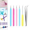 Quilling Paper Tools Pins Slotted Pen Tool Handcraft DIY for Party Wedding 1 Set. 