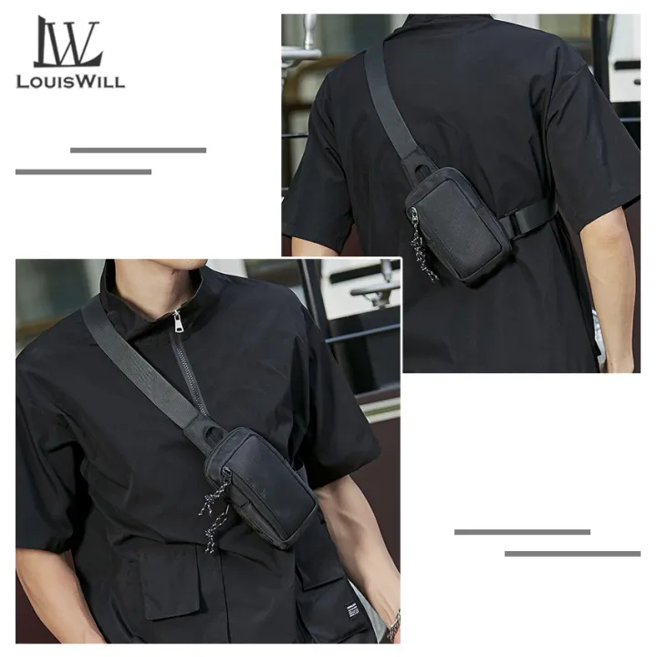 LouisWill%20Men's%20Bag%20Fashion%20Oxford%20Bag%20Mini%20Anti-Scratch%20Bag%20Wear-Resistant%20Diagonal%20Shoulder%20Bag%20Small%20Chest%20Bag%20Waterproof%20Crossbody%20Bag%20Unisex%20Small%20Chest%20Bag%20Mini%20Japanese%20Sport%20Fashion%20Sling%20Phone%20Bag%20-%20Image%2010