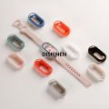 DISICHEN Silicone soft case for Xiaomi Mi band 10 9 8 cases NFC sport rubber Hollow Screen Protector Cover for Xiaomi smart band 9 8 10. 