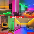 10M RGB Light Strip 3528 600LED LED Strip Light with 44 Key Remote. 