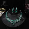 Dangle Earrings Extension Chain Heavy Dinner Women Jewelry Necklace. 