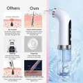 HEGRUS Electric Bubble Blackhead Remover Small Vacuum Suction Acne Extractor Pores Deeply Cleaning USB Rechargeable Water Cycle Pore Acne Pimple Removal Facial Cleaning Tool with 6 Tips. 