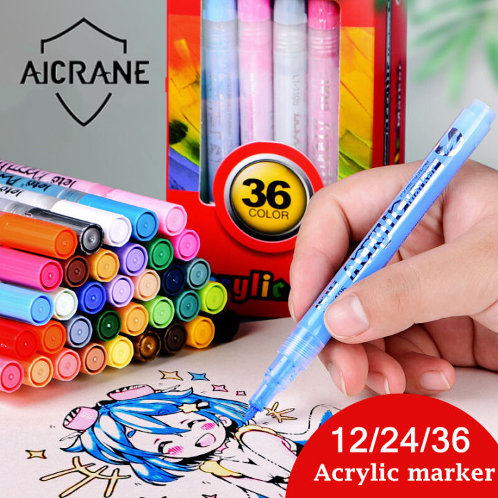 AICRANE%20Acrylic%20Paint%20Marker%20Pens%20Quick%20Dry%20waterproof%20for%20Rock%20Painting,%20shoes%EF%BC%8CMug,%20Ceramic,%20Glass,%20Wood,Fabric,Canvas,Metal%20-%20Image%202