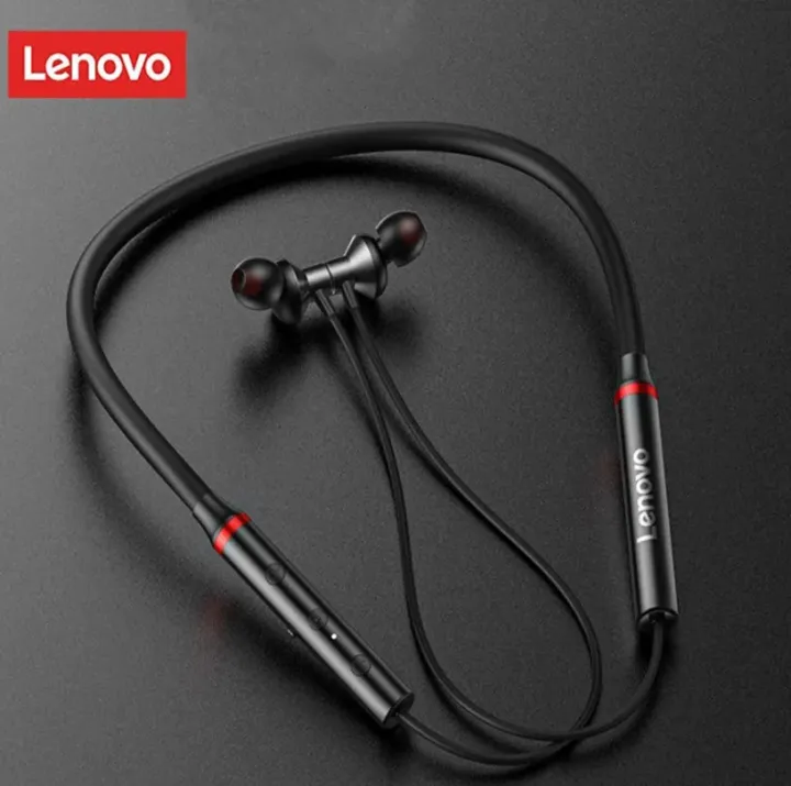 Lenovo HE05X Top Quality Bass Magnetic Neckband Wireless Earphones with IPX5 Waterproof Rating and Bluetooth 5.0 for Superior Audio Experience