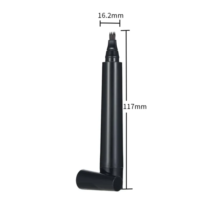 Four Prong Beard Pen Beard Enhancer Brush Waterproof Moustache Coloring Tools for Man Father Holiday Present