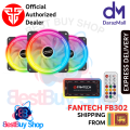 Fantech FB302 TYPHOON RGB FAN 3n1 W/ HUB AND REMOTE CONTROL. 