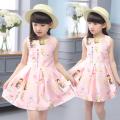 Angugu Childrens Fashion High Quality Korean Dress Kids Girl Casual Clothes 3 4 5 6 7 8 9 10 11 12 To 13 Year Old Birthday Tutu Princess 2022 New Style Pink Dresses for Teens Girls. 