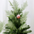 Artificial Pine Branches Cedar Sprig Pine Winter Leaves Christmas Snowy Greenery Branches for DIY Garland Home Garden Vase Decoration. 