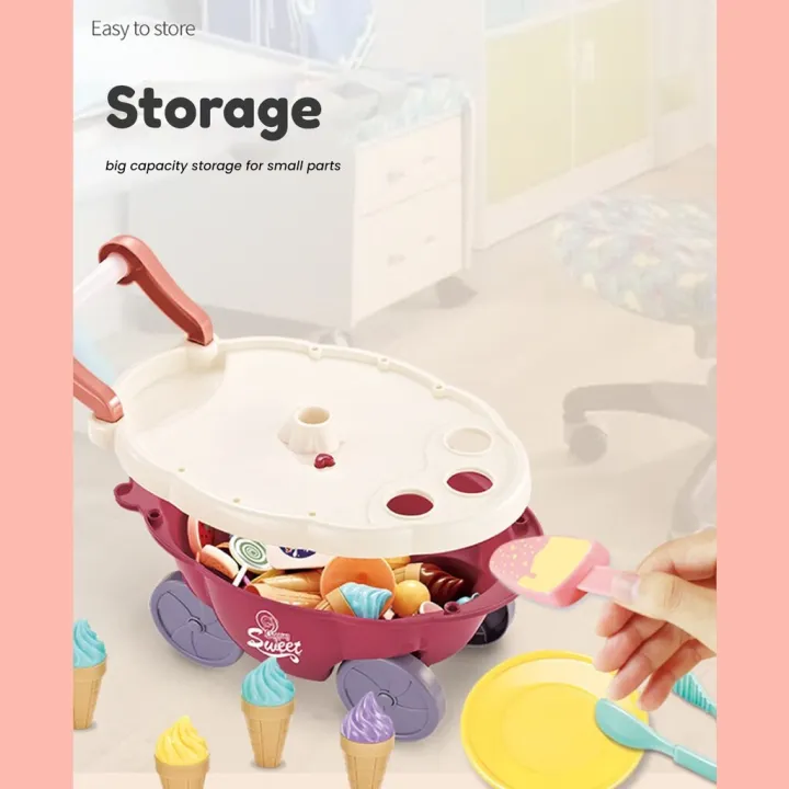 Iskiddo%2030%20PCS%20/%2042%20Pcs%20Ice%20Cream%20Candy%20Cart%20Kitchen%20Playset%20Kids%20Toy%20Girls%20Pretend%20Play%20Toys%20Troli%20Aiskrim%20Music%20Light%20-%20Image%206