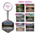 Bike photo key tag Birthday gift  Anniversary keychain gift for boyfriend / husband. 