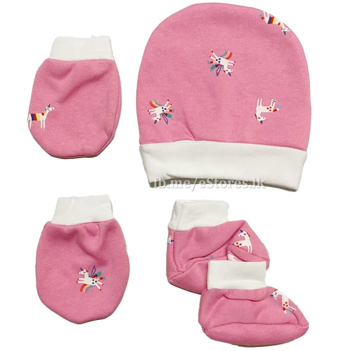 Baby's%205%20Pcs/Set%20Newborn%20Baby%20Anti-Scratch%20Births%20Cap%20Glove%20Socks%200-3%20Months%20Baby's%20Accessories%20Set%20Newborn%20Baby%20Item%20-%20Image%203