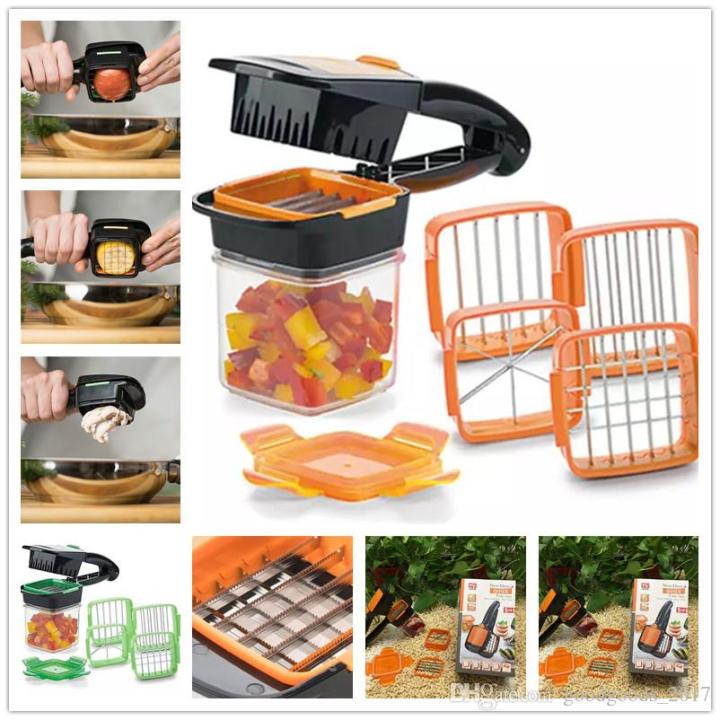 Genius%20Nicer%20Dicer%20Quick%20Chopper,5-in-1%20Manual%20Multi-Slicer%20with%20Interchangeable%20Blades,%20Ideal%20for%20Fast%20and%20Accurate%20Slicing,%20Dicing,%20and%20Chopping%20-%20Image%202