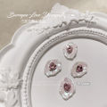 Colored diamonds, nail art alloy jewelry, net red new products, pearl shells, love flowers, pentagrams, special-shaped diamonds, nail accessories. 