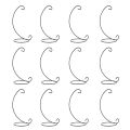 12 Pack Ornament Display Stand Holder, 9 Inch Tall Hanging Rack for Hanging Globe Air Plant, Terrarium Plant, Witch Ball Stand for Bauble Home Wedding Craft. 