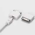 【VogueVenture】30 Pin to Micro usb Dock Charger Adapter Converter For iPhone 4 4s 3GS New ipad 3 2 ipod touch 4 Android USB Charging Cable Cord. 