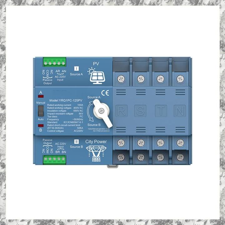 ATS Dual Power Automatic Transfer Switch for Generator or PV Energy to ...