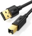 UGREEN USB Printer Cable USB 2.0 Bralded Cord Type A Male to Type B Male Printer Scanner Cable High Speed Compatible with Epson, Brother, HP, Canon, Lexmark, Dell, Xerox, Samsung, Plano, DAC. 