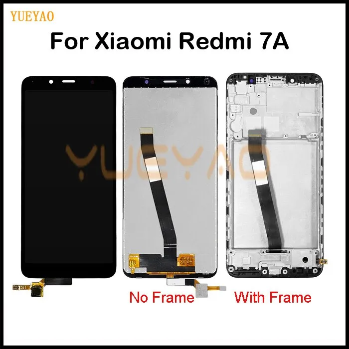 Redmi 7A Display With Touch Panel Screen Digitizer Replacement 7A LCD With Frame
