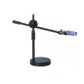 Tripod with Ring Light Table Tabletop Stand Tripods with Mobile Phone Holder Boom Arm for Nail Art Photography. 