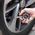 【Red】 Tire Pressure Gauge Tyre Air Table Tester Meter Bar kg/cm2 0-100 PSI Auto Vehicle Car. 