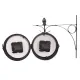 European-Style Double-Sided Wall Clock Creative Classic Clocks Monochrome. 