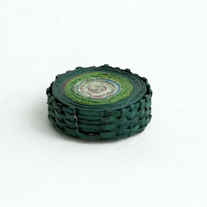 COASTERS%20PACK%20OF%2006%20made%20out%20of%20Recycled%20Newspapers%20-%20Image%205