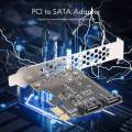 PCIe PCI Express to SATA3.0 2-Port SATA III 6G Expansion Controller Card Adapter. 
