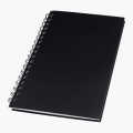 Mbm p.v.c. book binding cover A3 - (transparent & black color (5pcs in a pack)). 