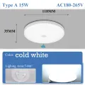 Led Ceiling Lights with Motion Sensor 12W 18W Smart PIR Motion Sensor Ceiling Lamps for indoor LIghting Stair Corridor. 
