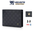 MENSPE Men Short Wallet RFID Block Wallet Plaid Retro Short Wallet Coin Wallets Soft PU Wallet Multi-Card Position ID Credit Cards Holders Coin Bag Business Wallets. 
