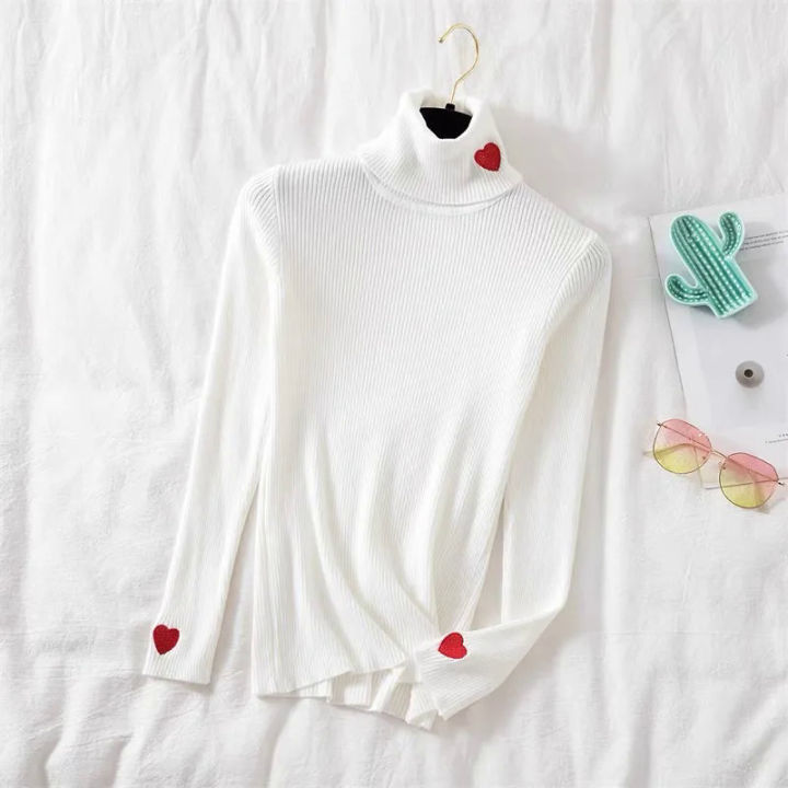 Women%20slim%20turtleneck%20sweaters%20fall%20winter%20casual%20Korean%20love%20bottomed%20knit%20tops%20stylish%20elegant%20knitwear%20jumper%20basic%20pullover%20-%20Image%204