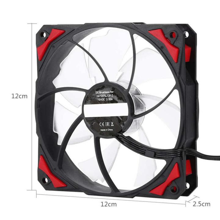 【Simple 3C】PC cooling fan 12cm 120mm 5pin cooler CPU bionic leaf ...