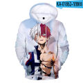 3-14 Years Old Children Anime Hoodie My Hero Academia Hoodies Sweatshirt Boy/girl Autumn Winter Kids Anime fans Clothes. 