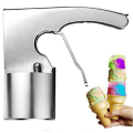 2 Pcs Ice Cream Scoop Big Volume Scoop Cylindrical Ice Cream Scoop with Trigger Release Ice Cream Accessories. 