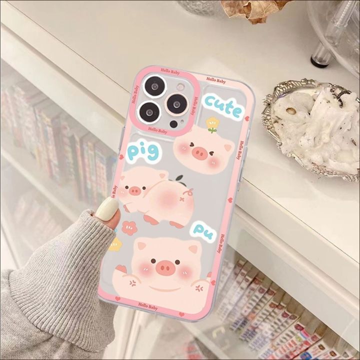 Cute%20Pink%20Pig%20Cartoon%20Phone%20Case%20For%20iPhone%2013%2014%20Pro%20Max%20XS%20XR%2012%2011%20Pro%2013%20Mini%206%207%208%20Plus%20Soft%20Clear%20Back%20Cover%20-%20Image%207