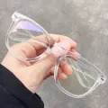 Daily Use and Bike Rinding Lite Round Square Design Nurd for Girls and Boys Protection Clear Lens Eye Wear NOT blue light filter its Men and Women Clear Glasses in Daraz Flyer 2. 