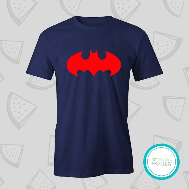 Batman blue Tshirt  unisex  tees  designer tees  crew neck  cotton tshirt  silver white  red  blue  black