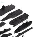 17x Naval Ship Building Blocks and Supply Ship with Small Scale Model Planes Fun. 