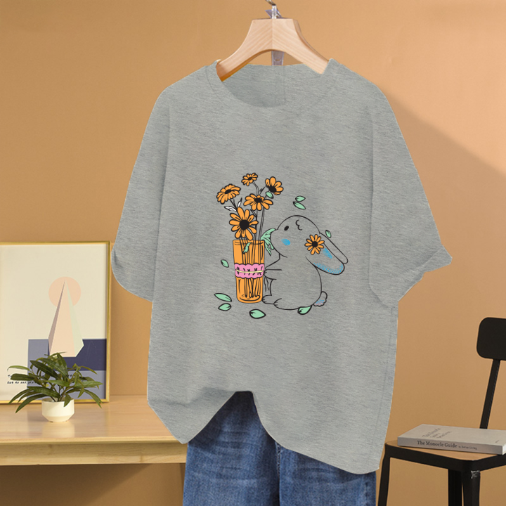 Sudu%20hawa%20Tee%20T-shirt%20for%20girls%20Casual%20T-shirts%20for%20woman%20and%20ladies%20Baggy%20Tee%20-%20Image%202
