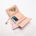 Coin Pocket Wallets Card Holder Wallet Flower Card Holder PU Leather Coin Pocket Mini Change Purses Coin Purse. 