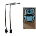 Floor Tom Legs 1 Pair Drum Accessories Tom Drum Set Hardware Durable Metal Adjuster Floor Tom Brackets Bass Drum Legs Drum Replacement Parts. 