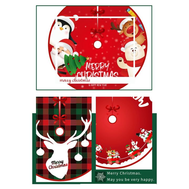 Christmas%20Tree%20Skirt%20Outdoor%20Xmas%20Floor%20Mat%20Cover%20Home%20Decoration,%20H%20-%20Image%204