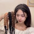 Synthetic Braided Headbands Hair Band Braiding Hair Accessories Hair Extension Hairpiece for Women Girls. 