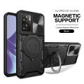 For Oneplus Nord N20 SE Case Magnetic Ring Kicstand Phone Cases for Oneplus Nord N 20 SE Cover N20se Slide Lens Armor Back Cover. 