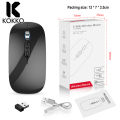 KOKKO M103 Wireless Mouse 1200 DPI 2.4GHz Wireless Mouse Ergonomic Gaming Mouse Silent Click Cordless Mice Rechargeable Mice. 