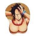 Gaming Wrist 3D One With Mouse Rest Chest Fabric Pad Anime Piece Gel 2Way Male Luffy/Zoro/Ace/Law(Law). 