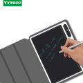 10.1 Inch LCD Screen Handwriting Board with Case Electronic Notepad with Leather Case Electronic Drawing Tablet for Work Study. 