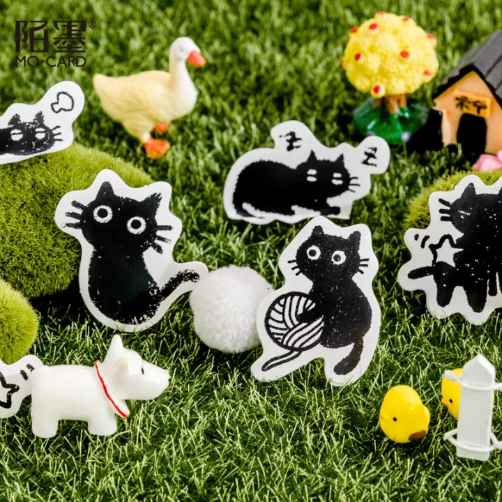 45PCS%20Black%20Cat%20Theme%20Stickers%20Decoration%20Kawaii%20Cute%20Cats%20Stickers%20Self-adhesive%20Scrapbooking%20Stickers%20For%20Laptop%20Planners%20-%20Image%205